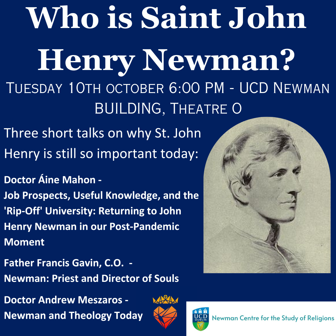 Evening Lectures: 'Who is St. John Henry Newman?'